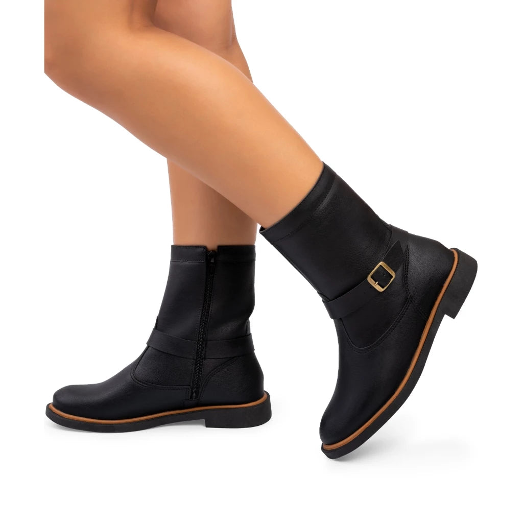 Bota Vidacy Montaria Biker Zíper Grosso