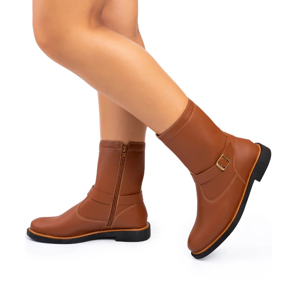 Bota Vidacy Montaria Biker Zíper Grosso
