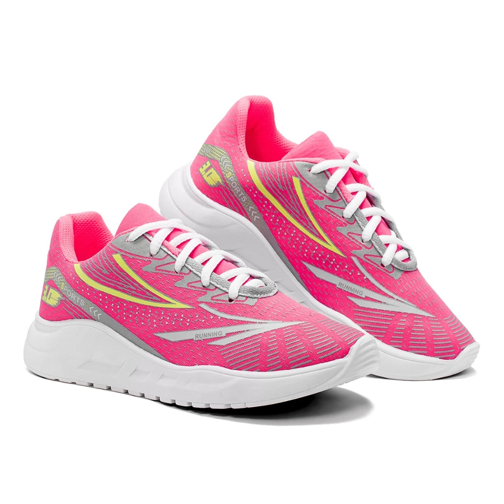 Tênis Feminino Para Caminhada Confortavel Solado Resistente Plastisol