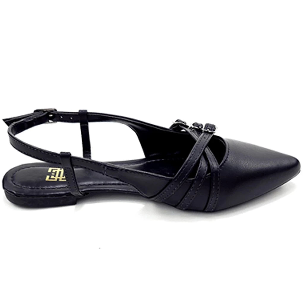 Slingback Rasteira Cozy Hell