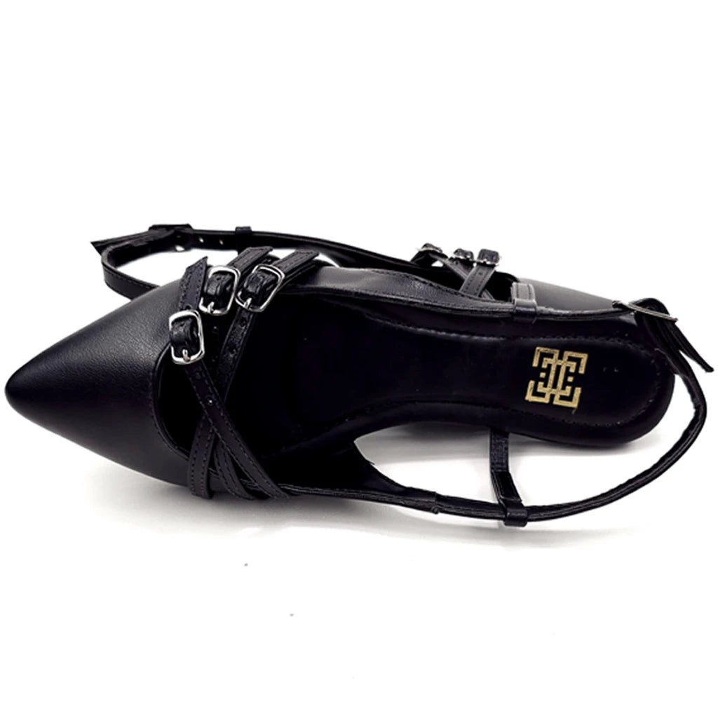 Slingback Rasteira Cozy Hell