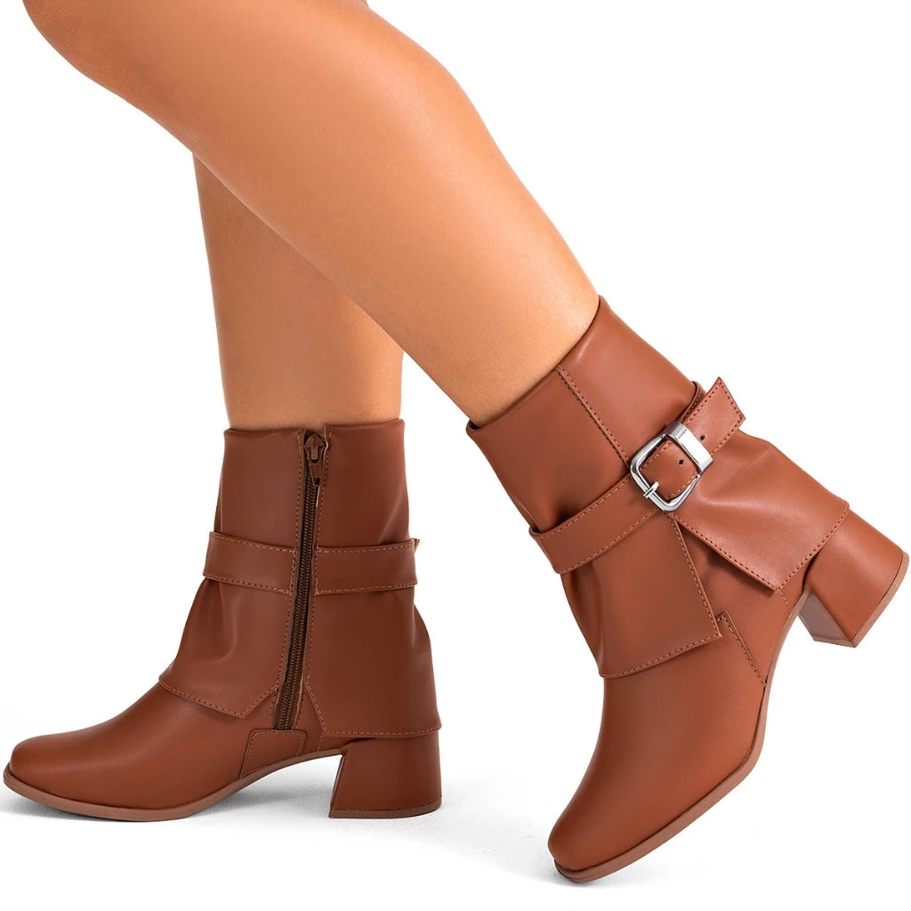 Bota Vidacy Fivela Redondo