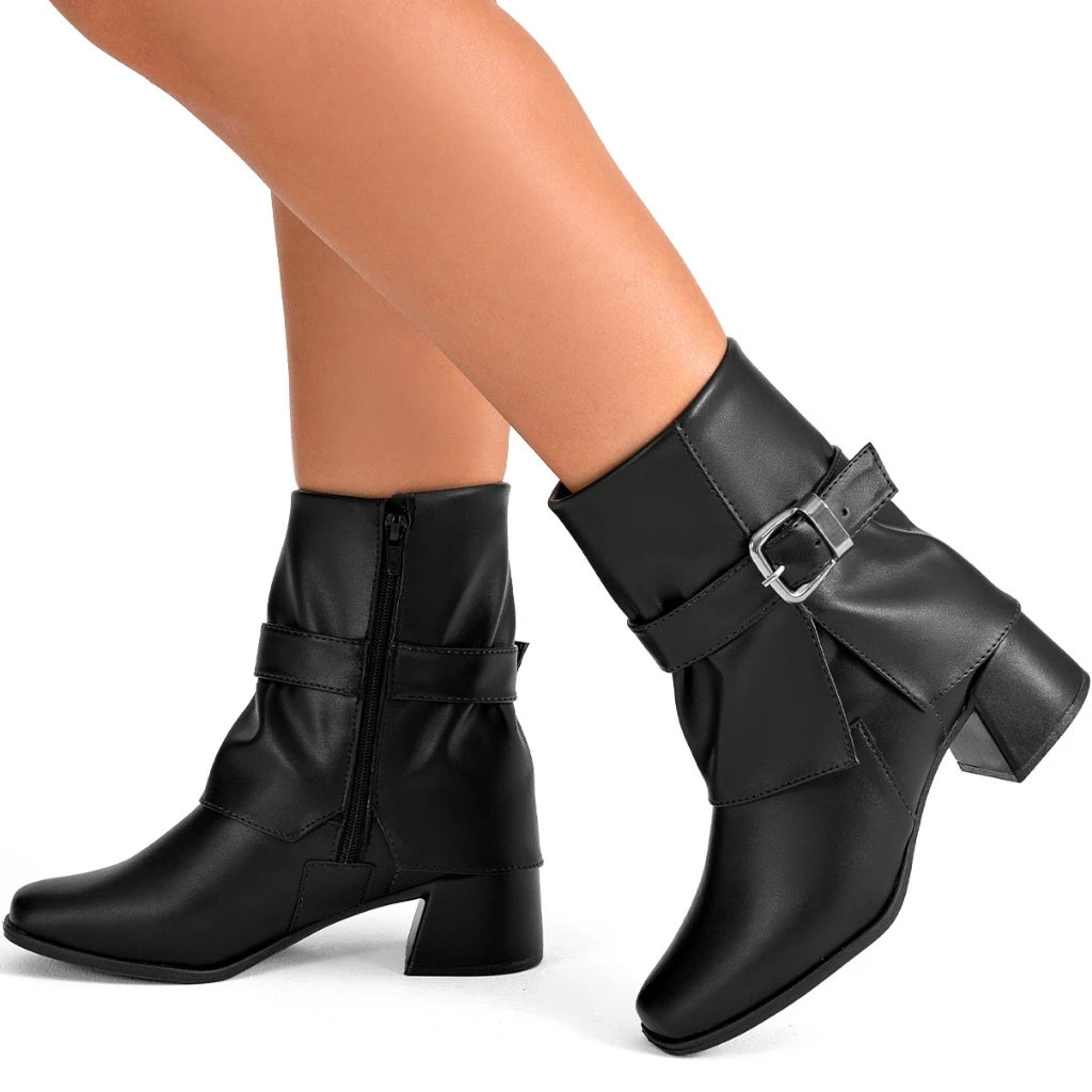 Bota Vidacy Fivela Redondo