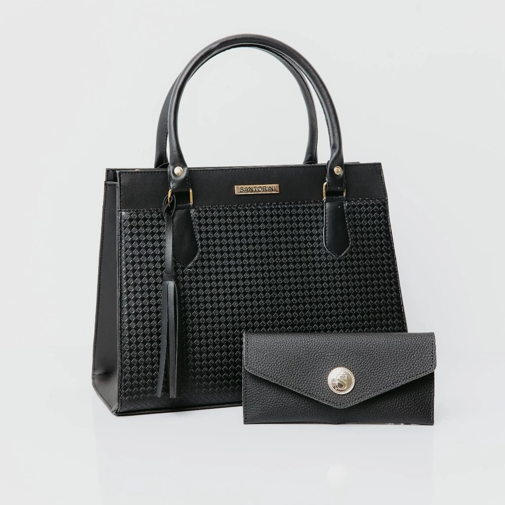Kit 1 Bolsa + 1 carteira Vidacy Santorini 2025