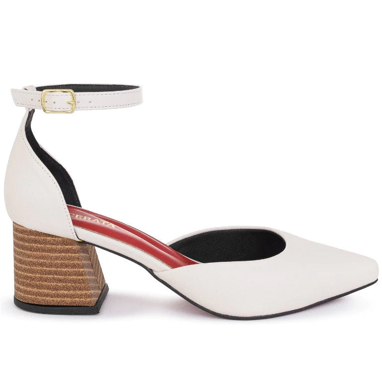 Scarpin Macerata Metalizado Elegante Moda Luxo