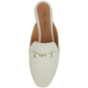Sapato Mocassim Bico Quadrado Rasteira Casual 