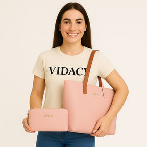 Kit Bolsa + Carteira Ayla Vidacy