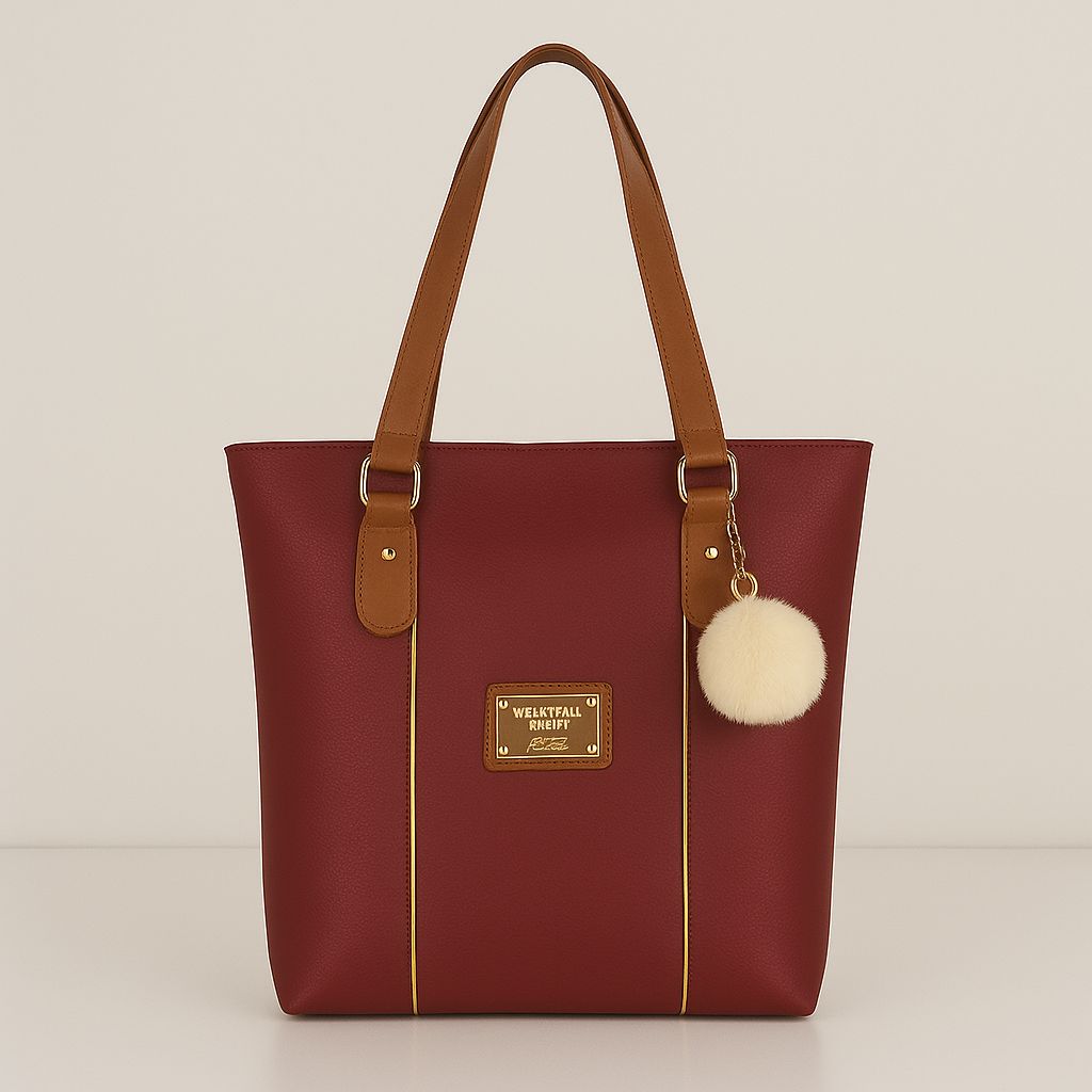 Bolsa Vidacy Grande Zipper + Chaveiro Pompom 2025 