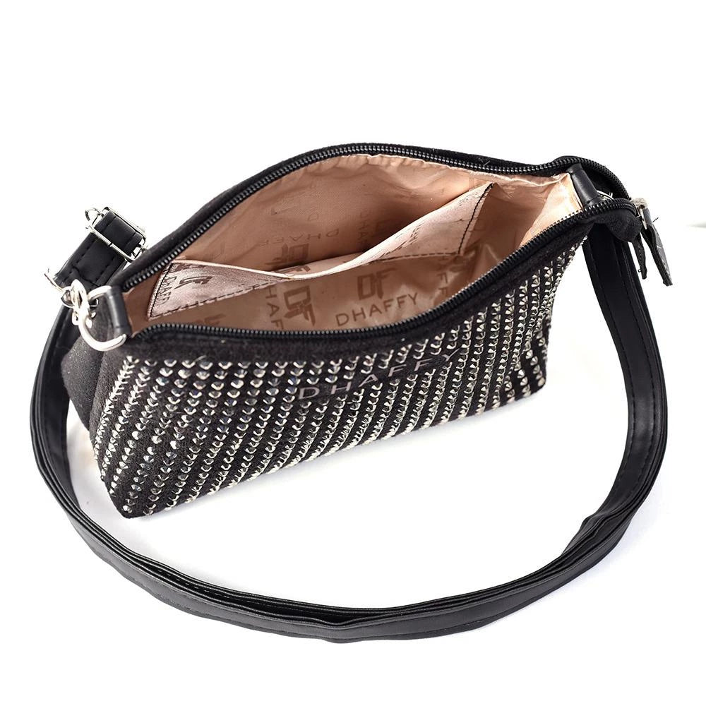Bolsa Dhaffy Transversal Strass