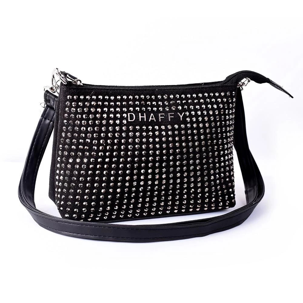 Bolsa Dhaffy Transversal Strass
