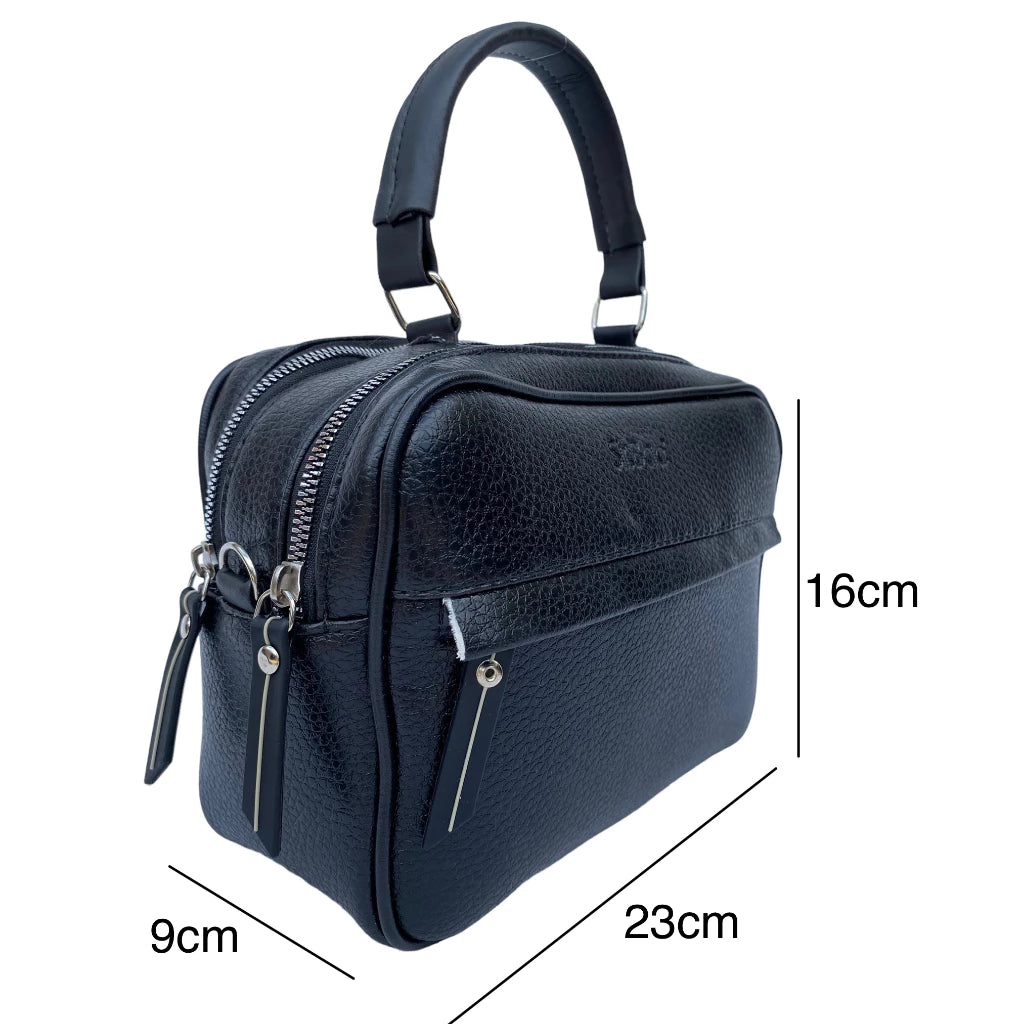 Bolsa Pantone Lisa Básica Multicompartimento Transversal