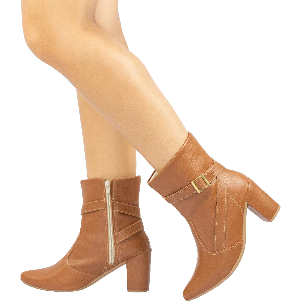 Bota Vidacy - Lumiss  Bico Fino Confort