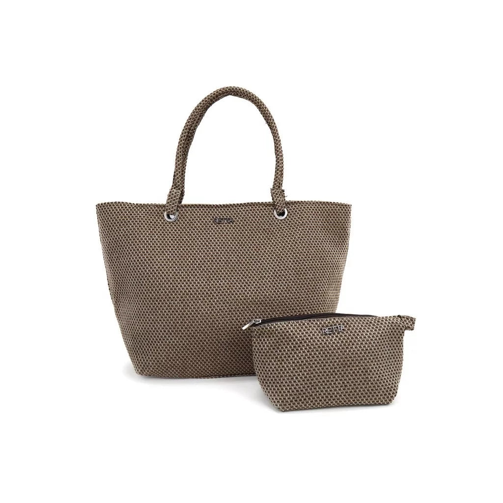 Bolsa Grande Necessarie  Retta + Bolsinha Retta 