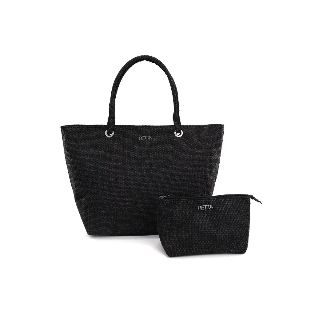 Bolsa Grande Necessarie  Retta + Bolsinha Retta 