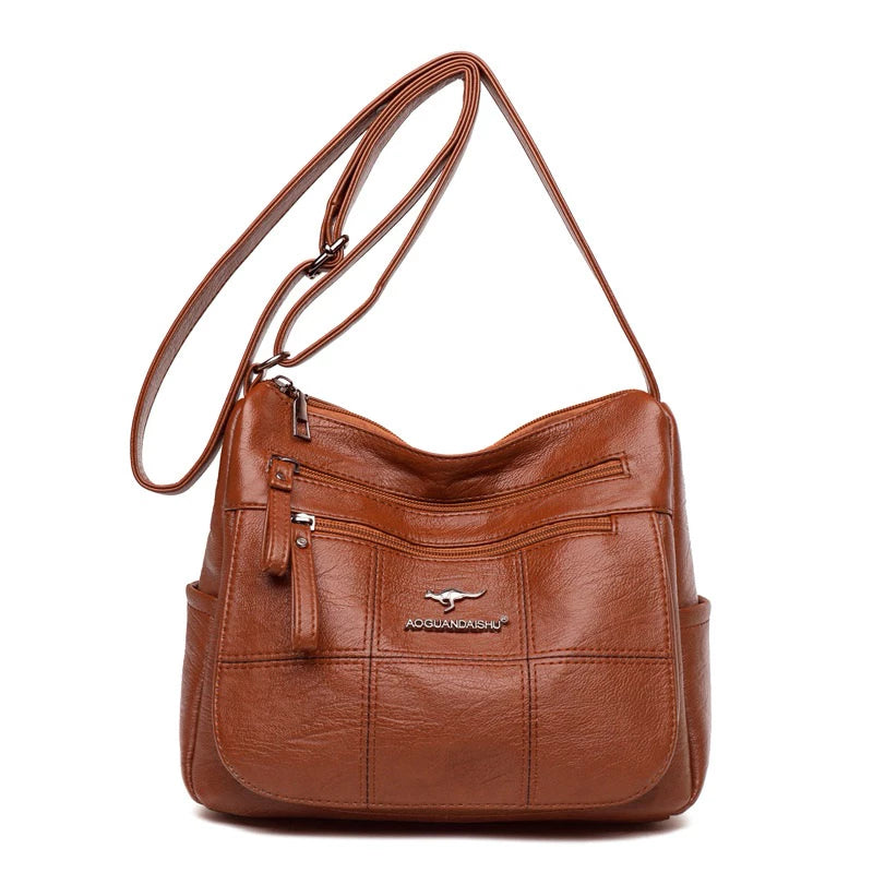 Bolsa Couro Sintético Transversal