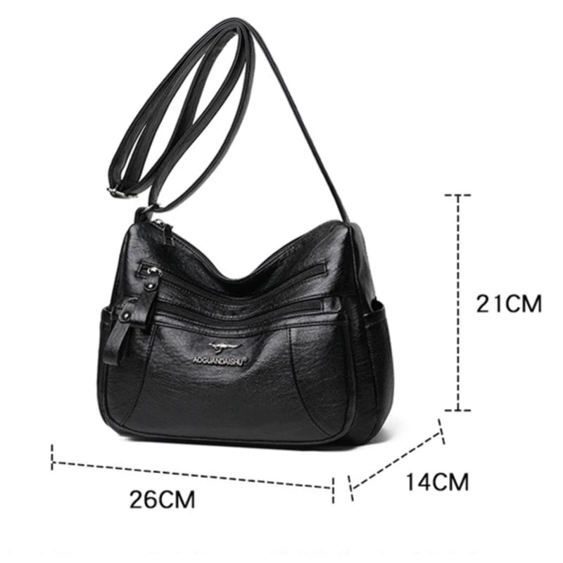 Bolsa Couro Sintético Transversal