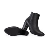 Bota Cano Curto Croco Preto