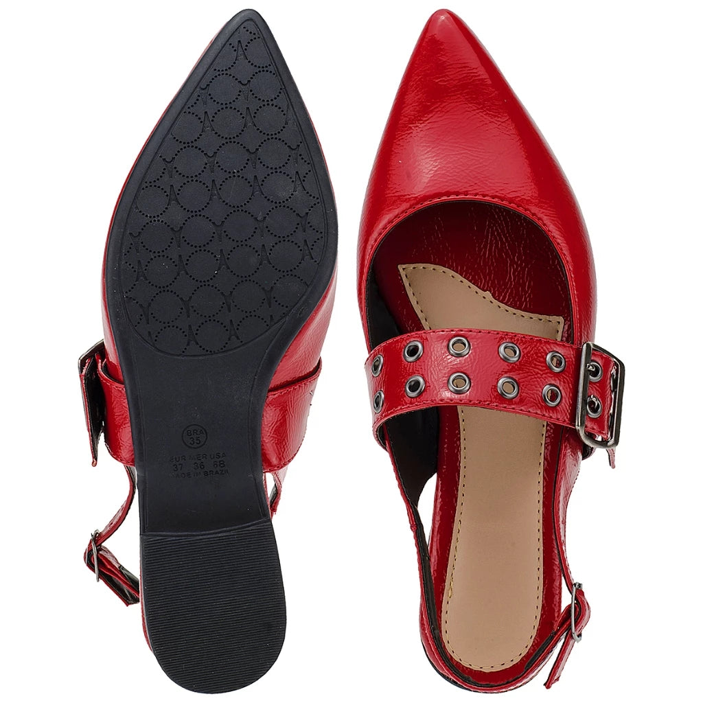 Slingback Mule Bico Fino