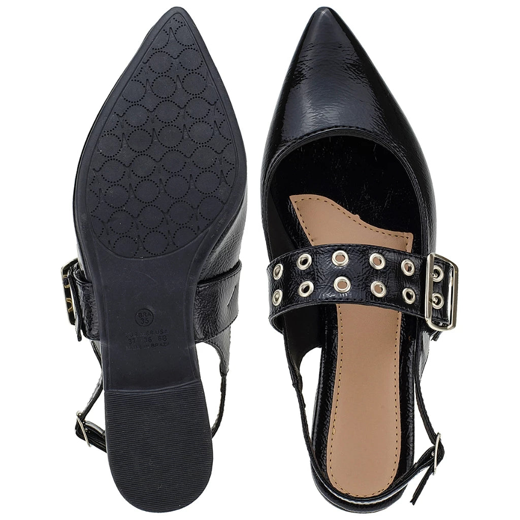 Slingback Mule Bico Fino