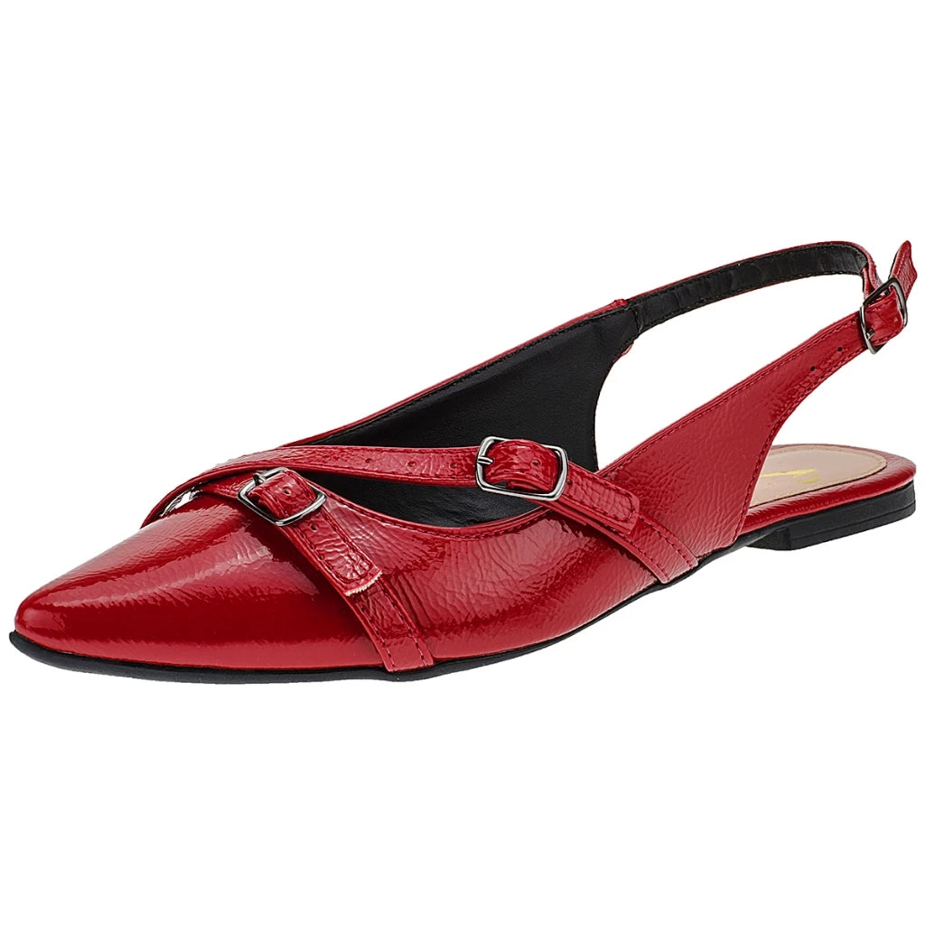 Mocassim Slingback  Polished