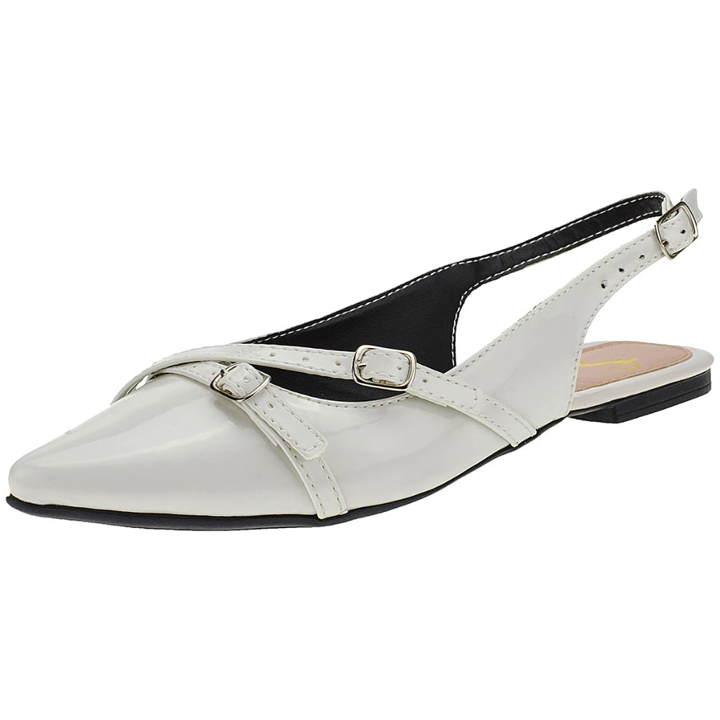 Mocassim Slingback  Polished