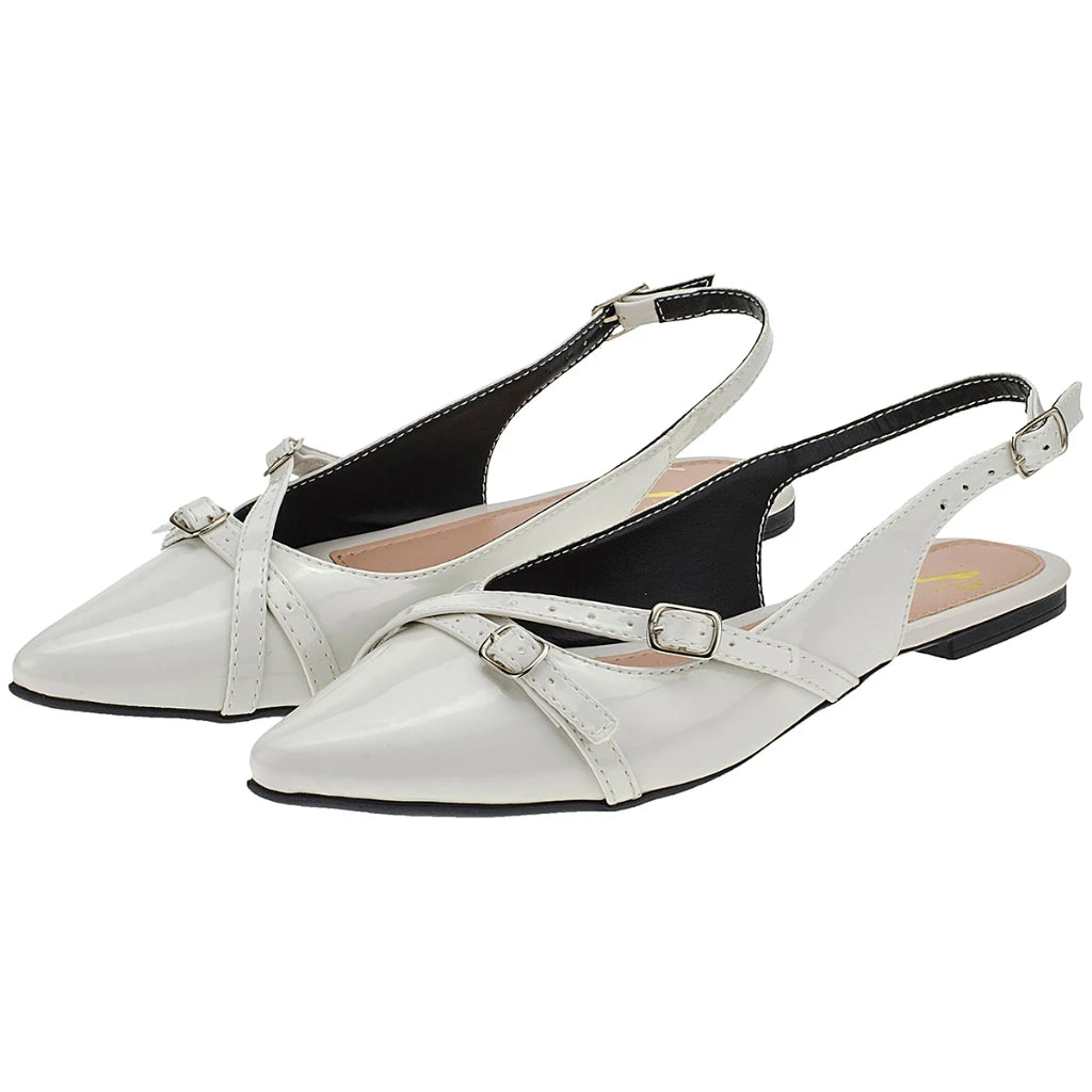 Mocassim Slingback  Polished