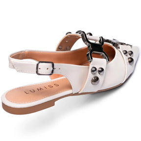 Sandália Vidacy Slingback Bico Fino 