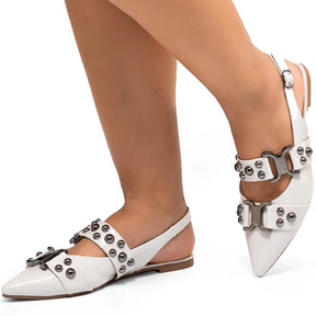 Sandália Vidacy Slingback Bico Fino 