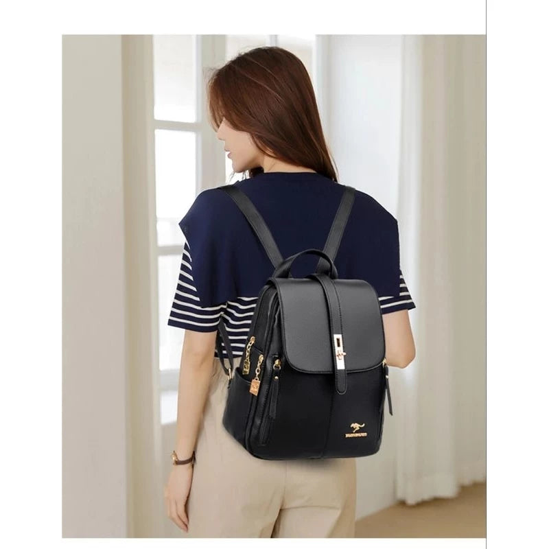 Mochila Vidacy Couro Blush 2025