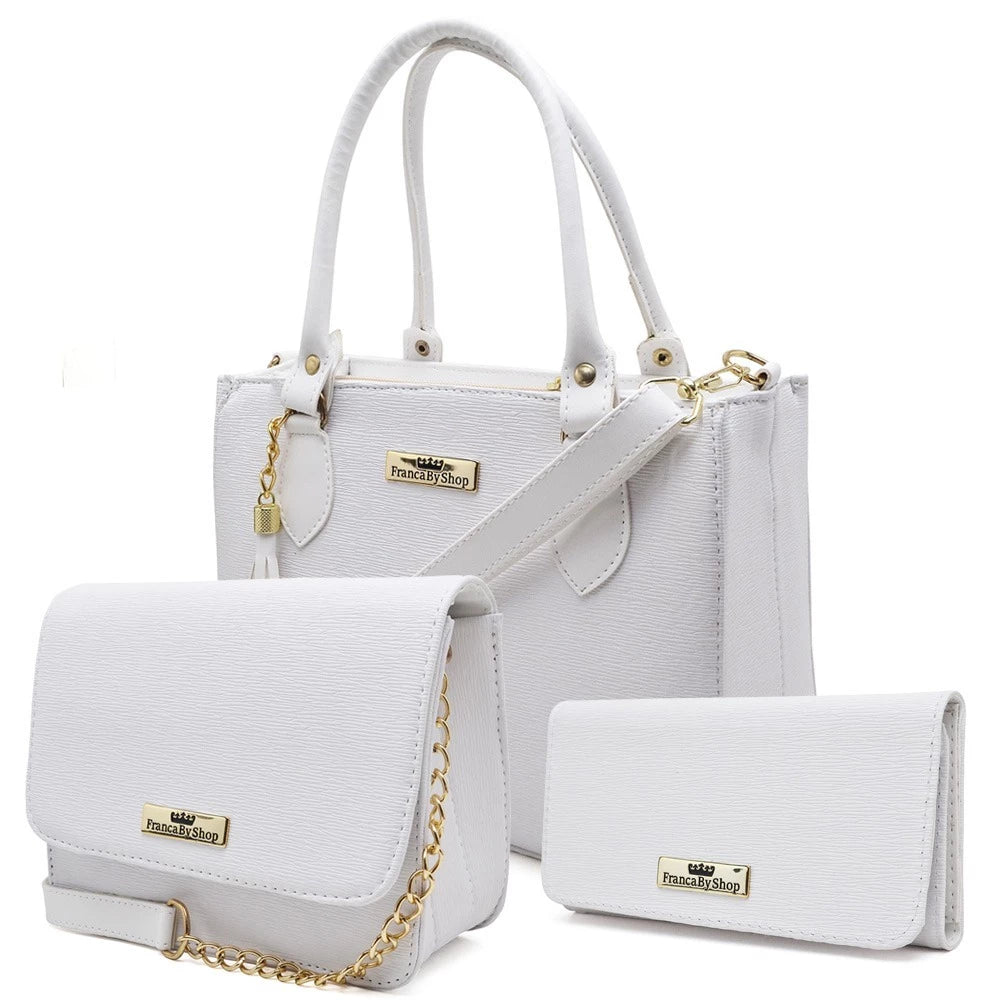 Bolsa Vidacy + Bolsinha Aurine + Carteira 2025