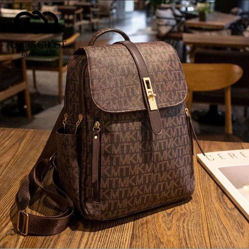 Mochila Vidacy Couro Blush 2025