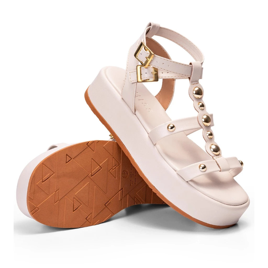 Sandália Vidacy Rebite Casual Flatform 