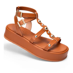 Sandália Vidacy Rebite Casual Flatform 