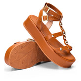 Sandália Vidacy Rebite Casual Flatform 