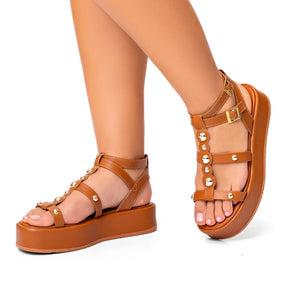 Sandália Vidacy Rebite Casual Flatform 