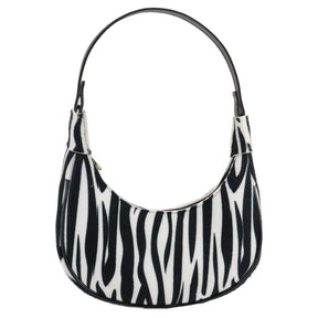 Bolsa Meia Lua Onça Forrada