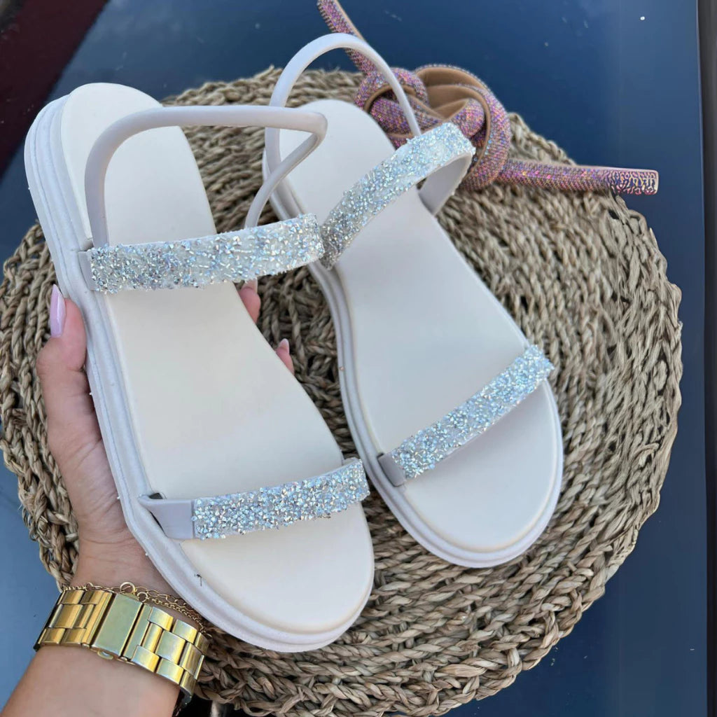 Sandalia rasteirinha  Golden Bliss 2025