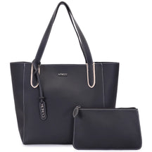 Bolsa Ombro Grande Fechameto Com Zíper + Carteira Trabalho Moncci 