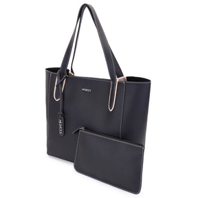 Bolsa Ombro Grande Fechameto Com Zíper + Carteira Trabalho Moncci 