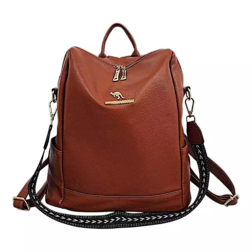 Mochila Vidacy Couro Blush 2025