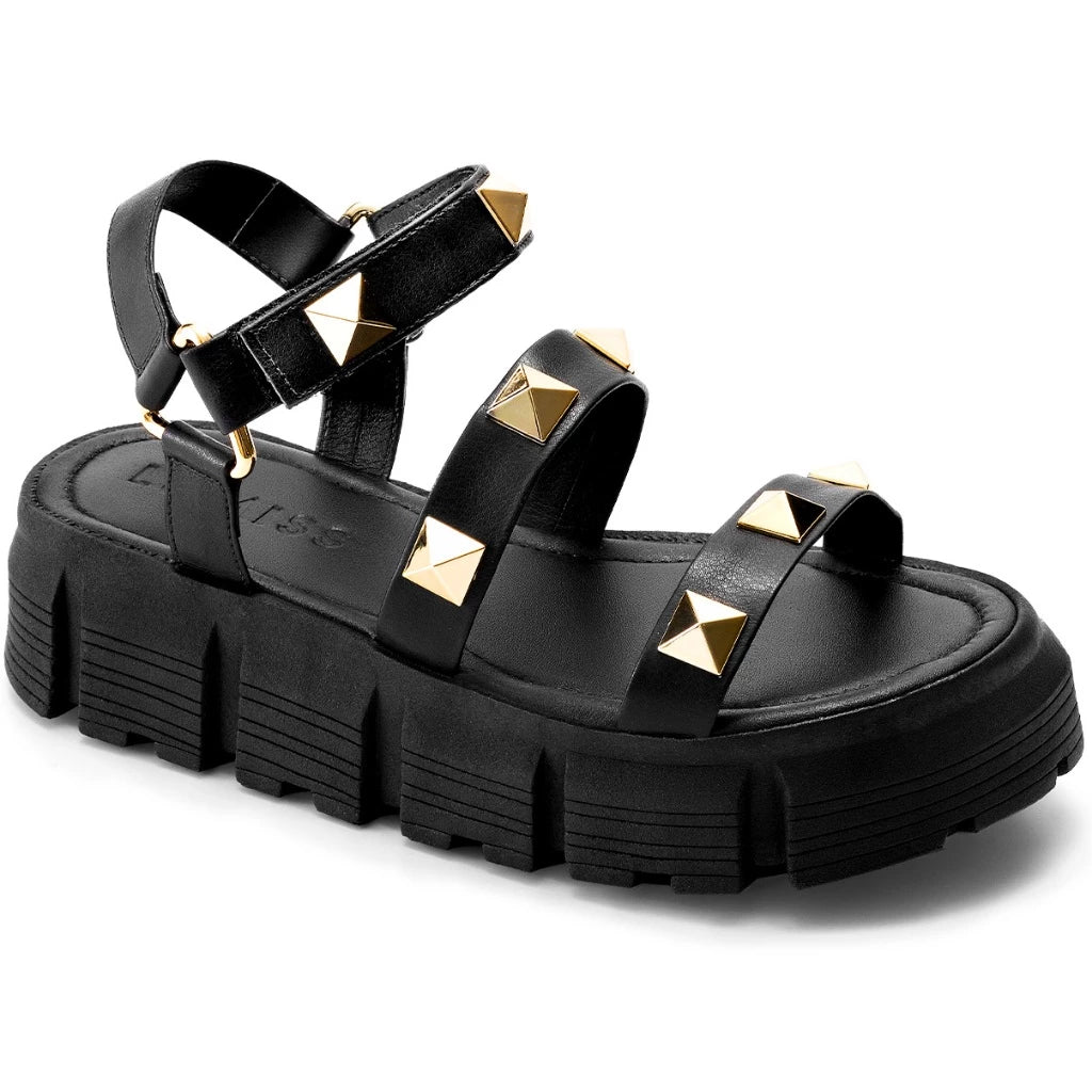 Sandália Vidacy Flatform Tratorada Pirâmide 