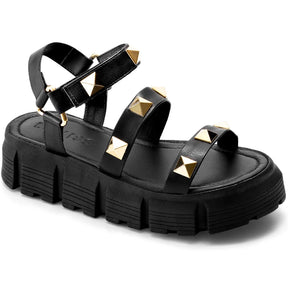 Sandália Vidacy Flatform Tratorada Pirâmide 