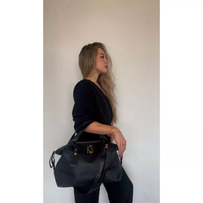 Bolsa Milao Grande Alça Tiracolo+ Carteira Necessarie Compacta 