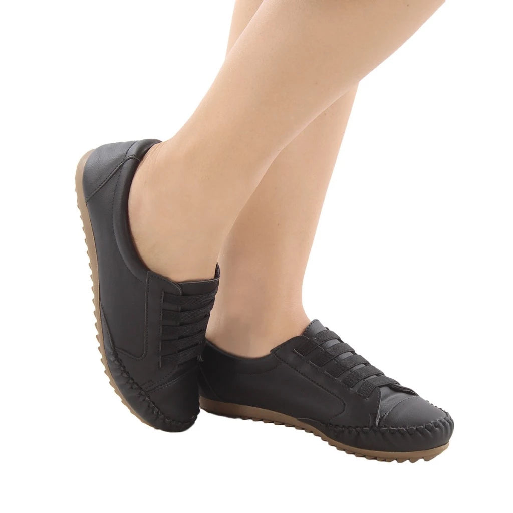 Tênis Feminino Elástico Macio E Confortavel Impermeável Ortopédico 