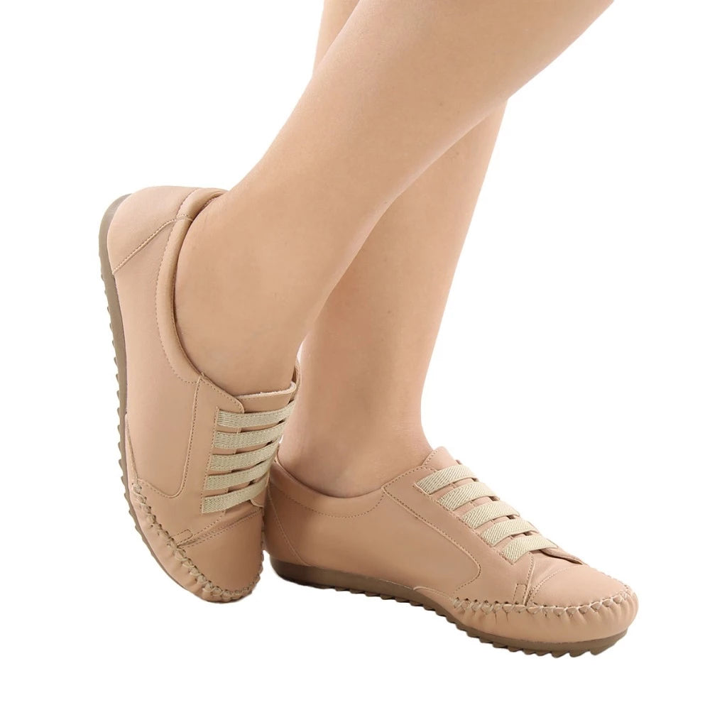 Tênis Feminino Elástico Macio E Confortavel Impermeável Ortopédico 