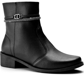 Bota Vidacy Strass Rasteira