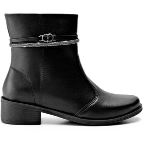 Bota Vidacy Strass Rasteira