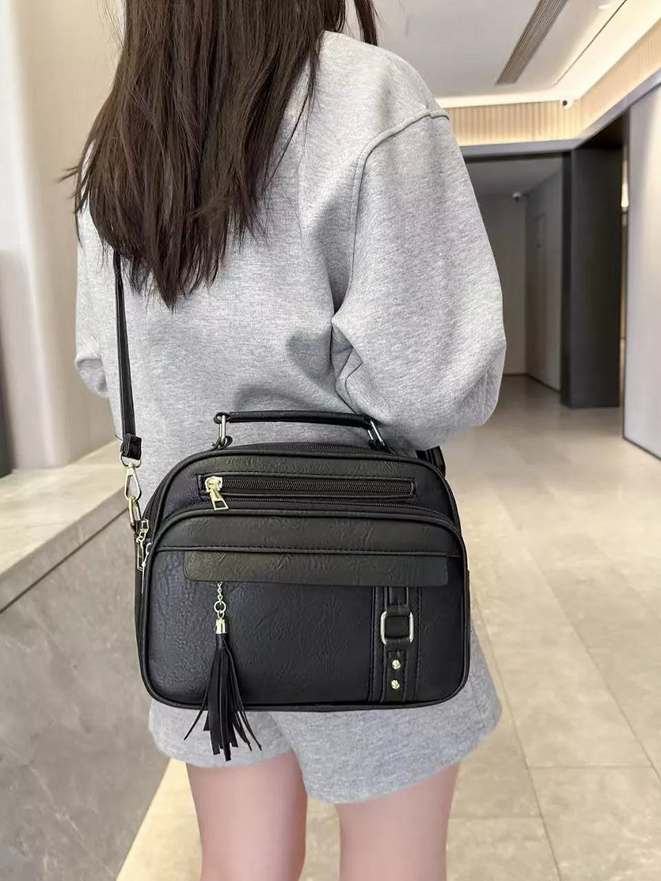 Bolsa Vidacy Couro Transversal