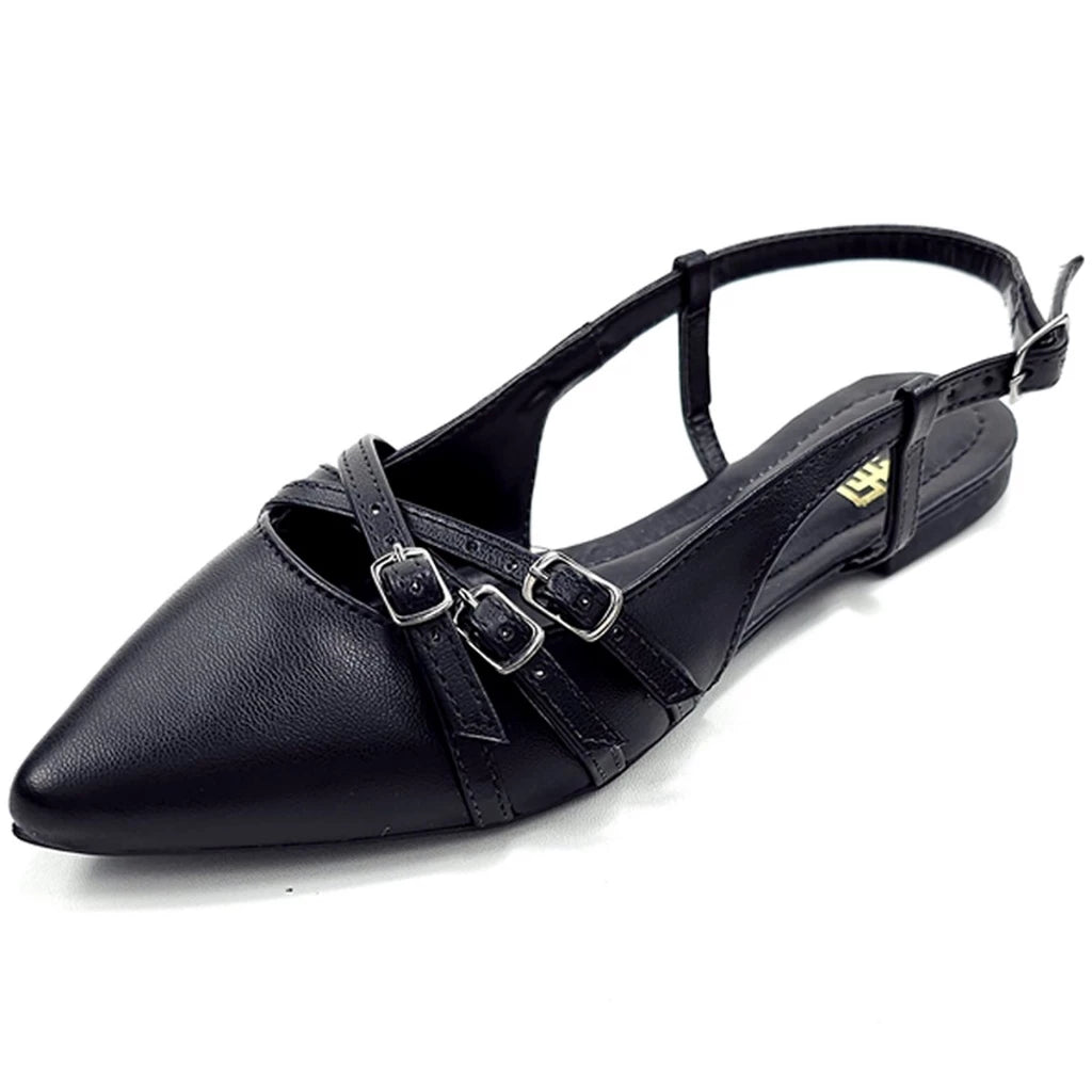 Slingback Rasteira Cozy Hell