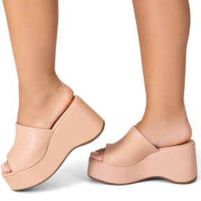 Sandália Vidacy Salto Grosso Fashion Luxo 